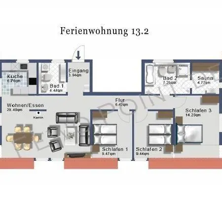 Apartamento Fewo-13-2-ferienwohnung-in-graal-mueritz